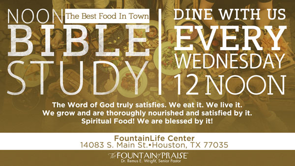 the fountain of praise calendar bible class flyer